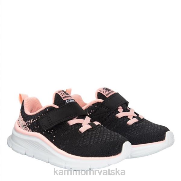 obuća Karrimor duma 6 tenisice za trčanje crno/ružičasto djevojke 2B42288
