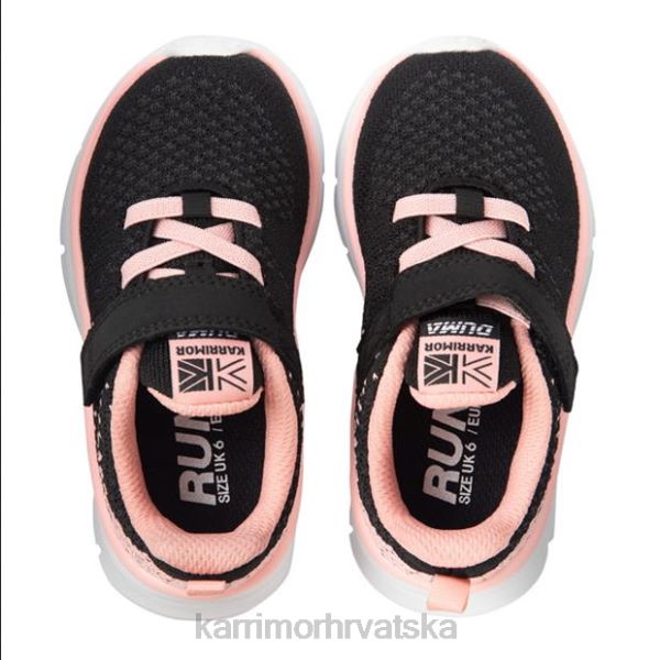 obuća Karrimor duma 6 tenisice za trčanje crno/ružičasto djevojke 2B42288