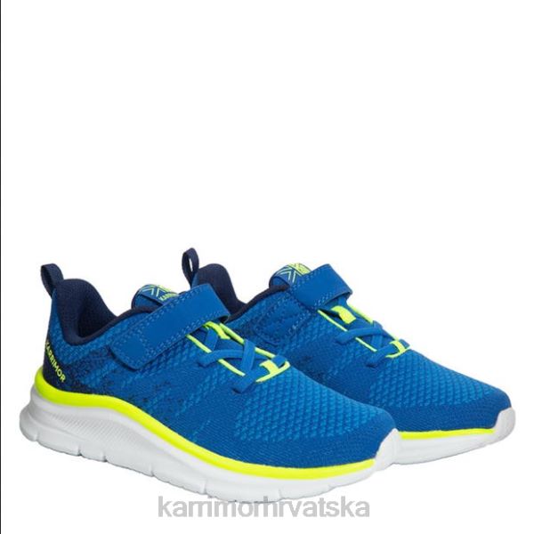 obuća Karrimor duma 6 tenisice za trčanje plava/limeta dječaci 2B42287