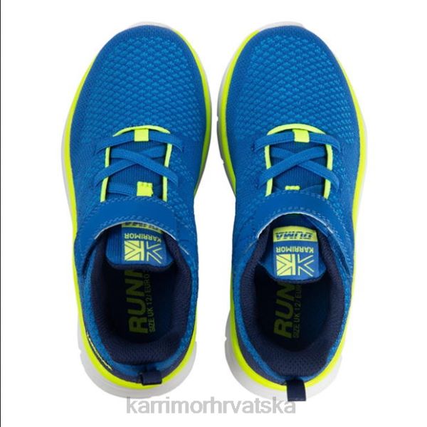 obuća Karrimor duma 6 tenisice za trčanje plava/limeta dječaci 2B42287