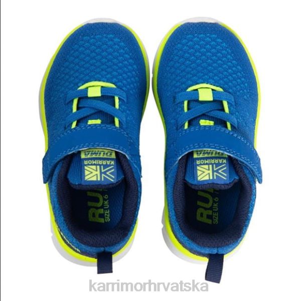 obuća Karrimor duma 6 tenisice za trčanje plava/limeta dječaci 2B42289