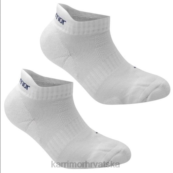 odjeća Karrimor 2 paketa čarapa za trčanje bijela mlađi 2B4248