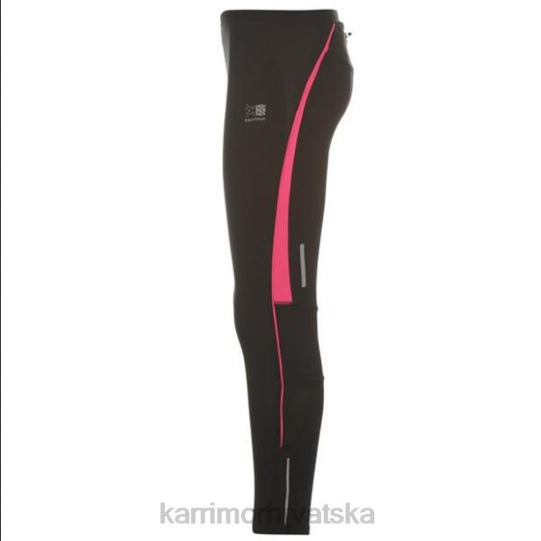 odjeća Karrimor tajice za trčanje crno/ružičasto djevojke 2B4222