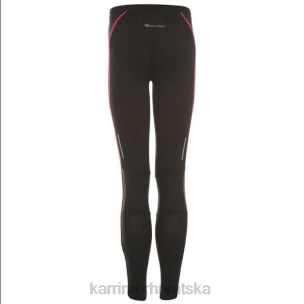 odjeća Karrimor tajice za trčanje crno/ružičasto djevojke 2B4222