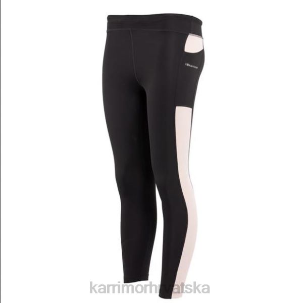odjeća Karrimor tajice za trčanje crno/ružičasto djevojke 2B4222