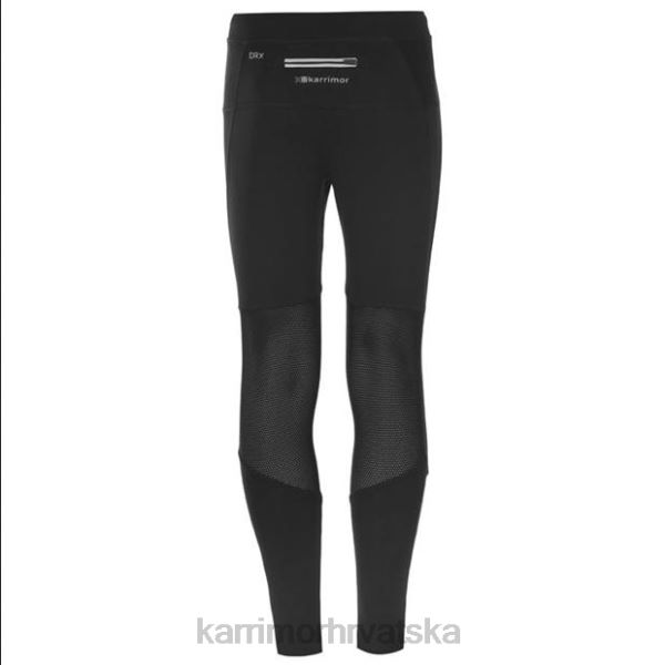 odjeća Karrimor xlite tajice za trčanje crno mlađi 2B426