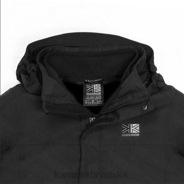 odjeća Karrimor 3 u 1 jakna crno mlađi 2B42200