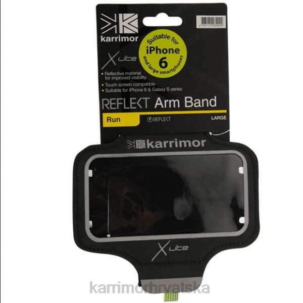 pribor Karrimor x lite reflektirajuća traka za ruku crno uniseks 2B4213