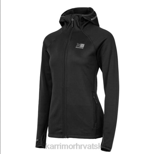odjeća Karrimor majica s kapuljačom od flisa crno uniseks 2B42283