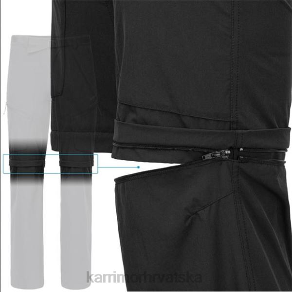 odjeća Karrimor panter hlače s patentnim zatvaračem crno uniseks 2B42274