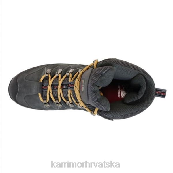 obuća Karrimor čizme za hodanje po vrućem kamenu ugljen/žuta muškarci 2B4276