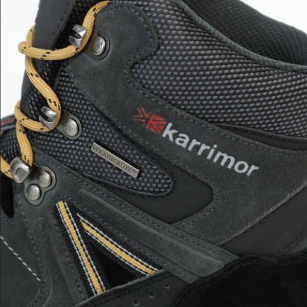 obuća Karrimor čizme za hodanje po vrućem kamenu ugljen/žuta muškarci 2B4276