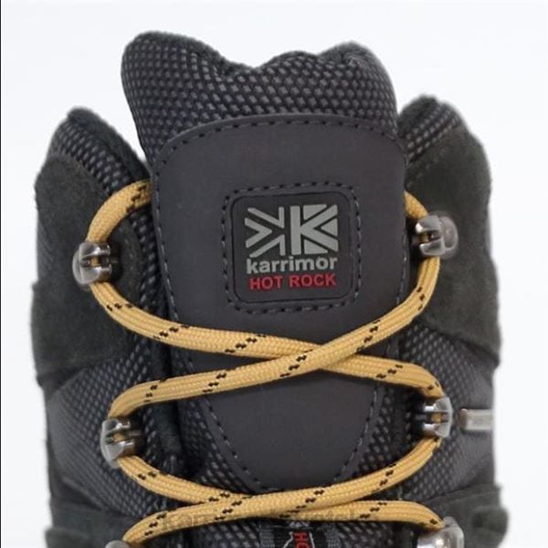 obuća Karrimor čizme za hodanje po vrućem kamenu ugljen/žuta muškarci 2B4276