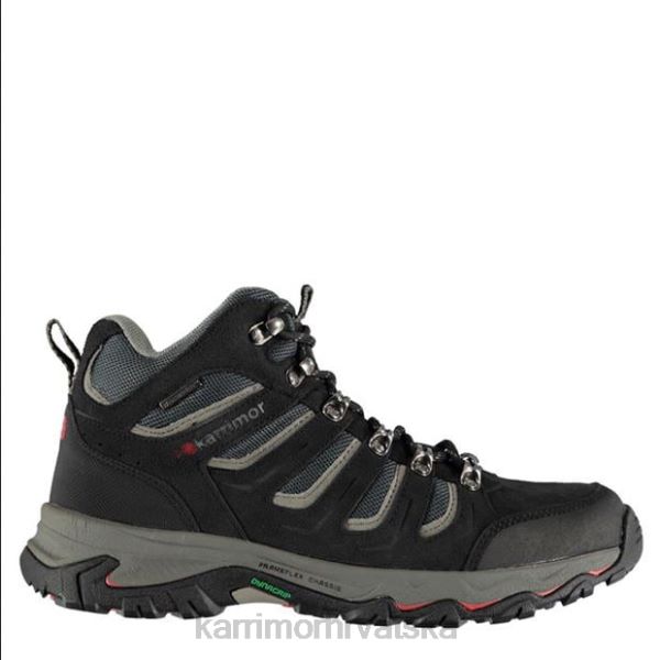obuća Karrimor montirajte srednje čizme za hodanje crno muškarci 2B4274