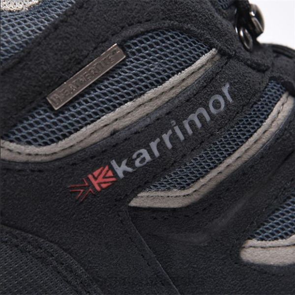obuća Karrimor montirajte srednje čizme za hodanje crno muškarci 2B4274