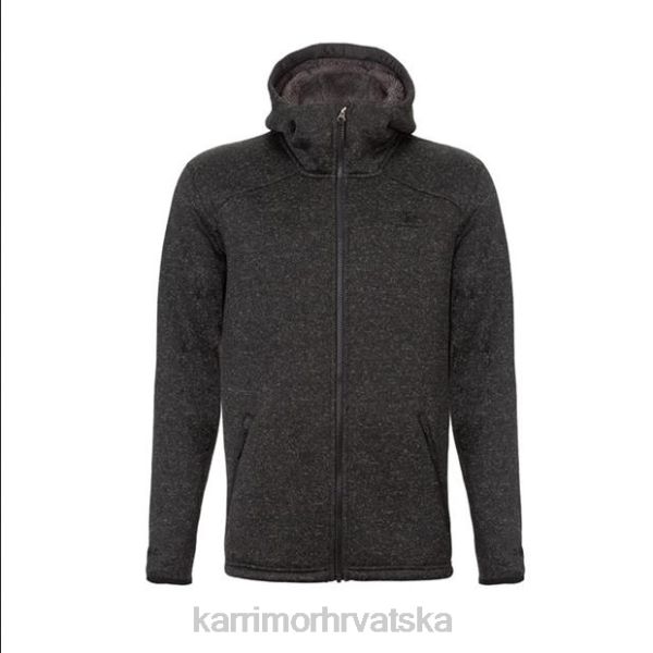 odjeća Karrimor majica s dugim rukavima crni lapor muškarci 2B42147