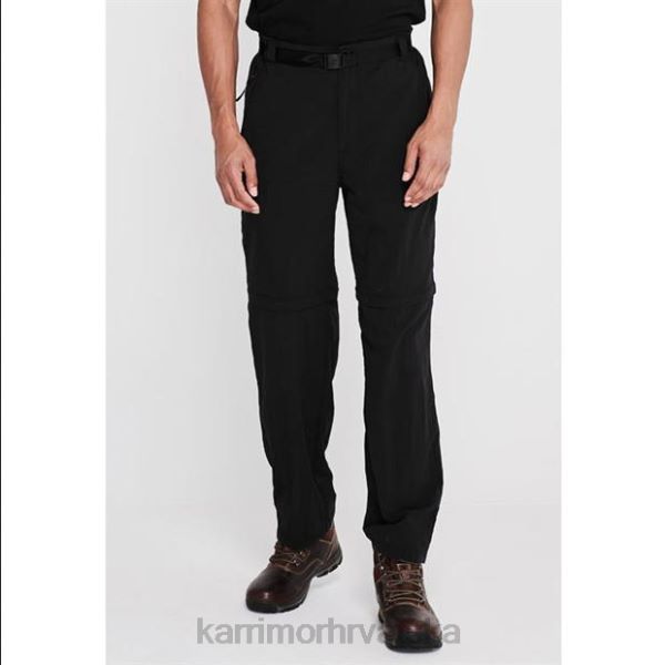odjeća Karrimor aspen zip off hlače crno muškarci 2B42140