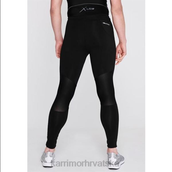 odjeća Karrimor x lite tajice za trčanje crno muškarci 2B425