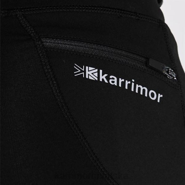 odjeća Karrimor x lite tajice za trčanje crno muškarci 2B425