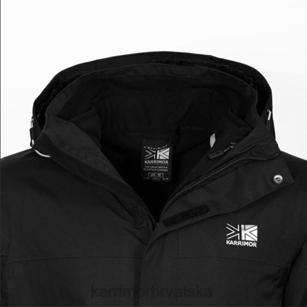 odjeća Karrimor 3 u 1 weathertite jakna crno muškarci 2B42175