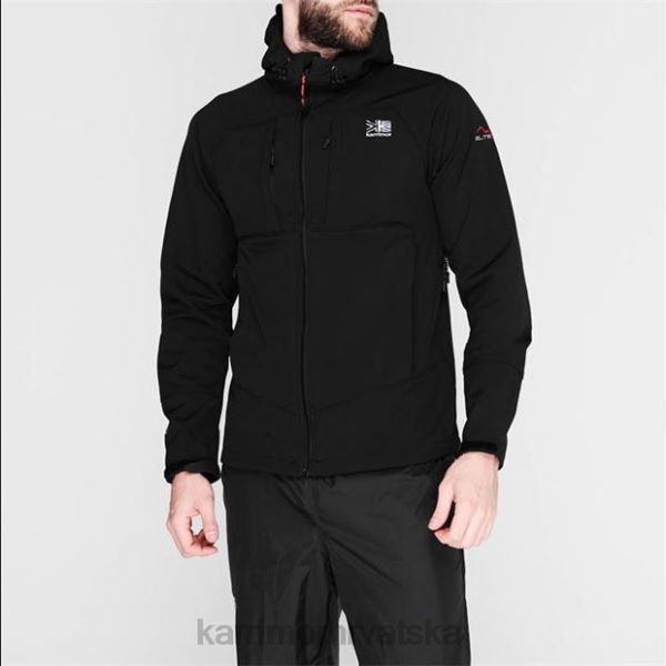 odjeća Karrimor alpinistička softshell jakna crno muškarci 2B42176