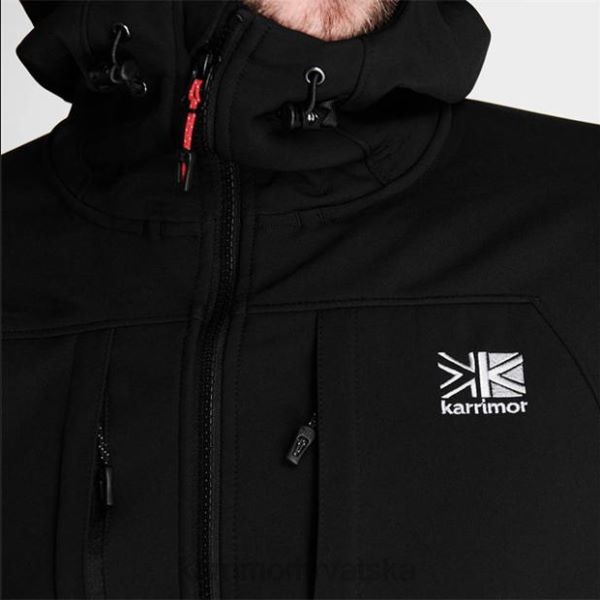 odjeća Karrimor alpinistička softshell jakna crno muškarci 2B42176