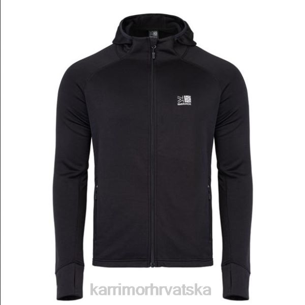 odjeća Karrimor helix flis jakna crno muškarci 2B42167
