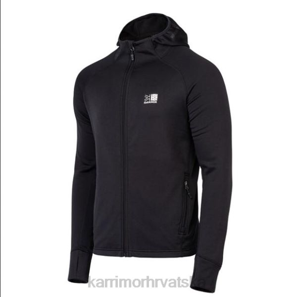 odjeća Karrimor helix flis jakna crno muškarci 2B42167