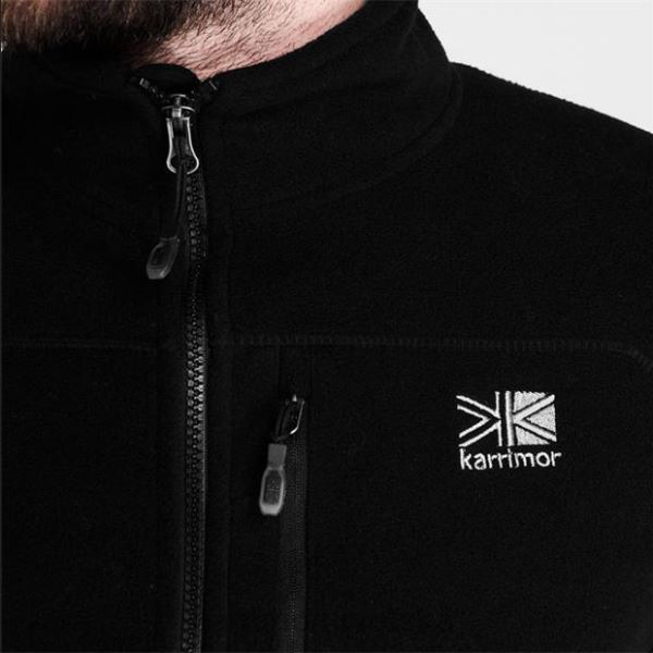 odjeća Karrimor jakna od flisa crno muškarci 2B42173