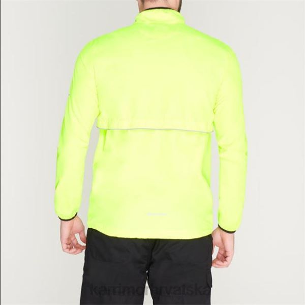 odjeća Karrimor jakna za trčanje fluo žuta muškarci 2B429