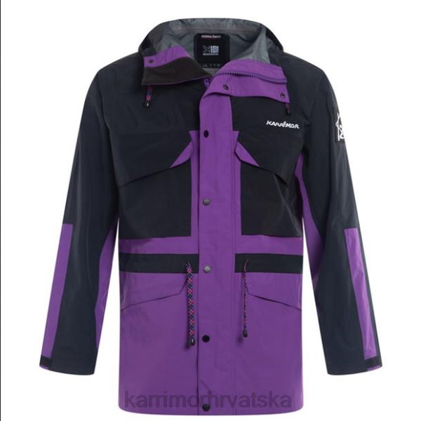 odjeća Karrimor k2 alpska jakna crna/ljubičasta muškarci 2B42155