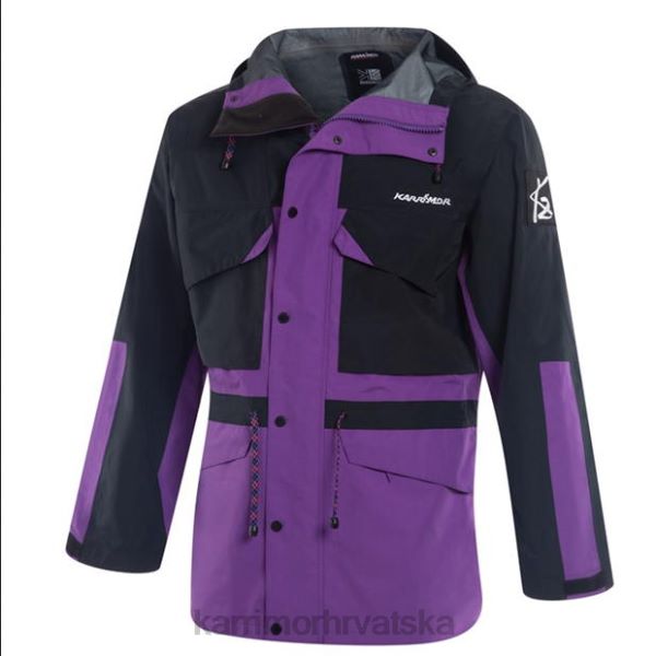 odjeća Karrimor k2 alpska jakna crna/ljubičasta muškarci 2B42155