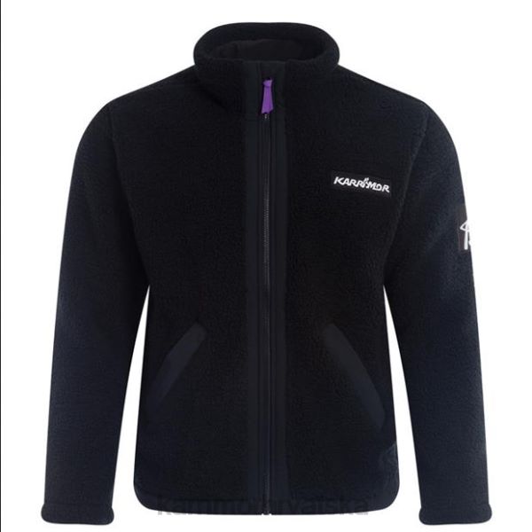 odjeća Karrimor k2 šerpa flis jakna crno muškarci 2B42157