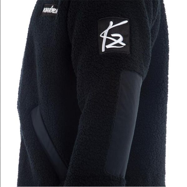 odjeća Karrimor k2 šerpa flis jakna crno muškarci 2B42157