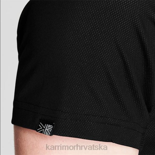 odjeća Karrimor aspen tehnička majica crno/ugljen muškarci 2B42183