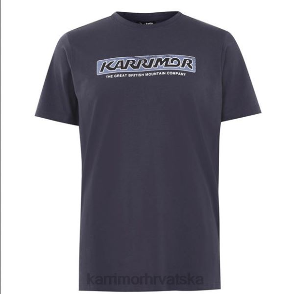 odjeća Karrimor majica plavi čelik muškarci 2B42185