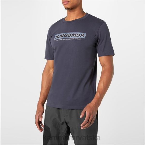 odjeća Karrimor majica plavi čelik muškarci 2B42185