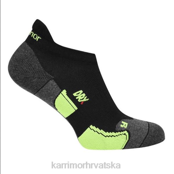 pribor Karrimor 2 paketa čarapa za trčanje crna/fluo muškarci 2B4229