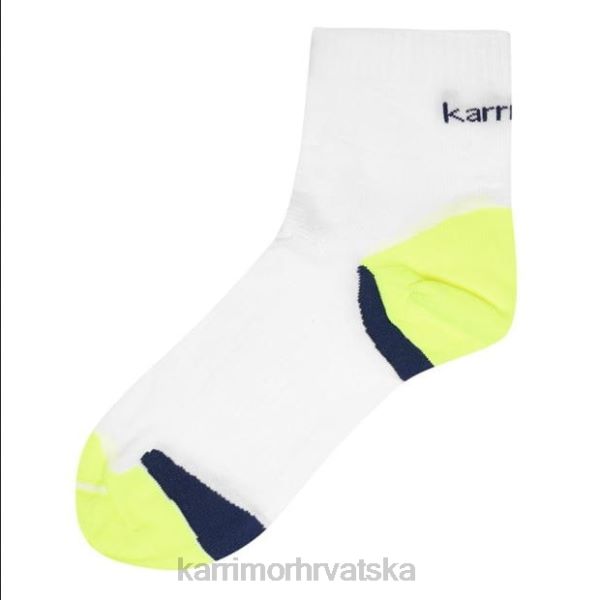 pribor Karrimor čarape za trčanje protiv žuljeva bijelo/fluo muškarci 2B4228