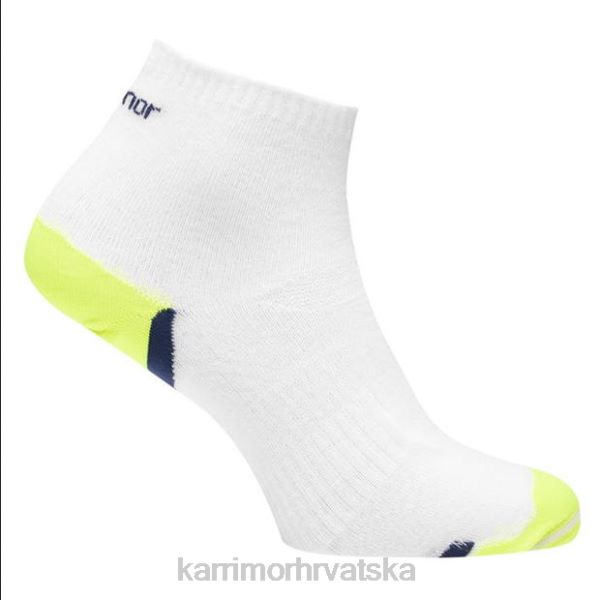 pribor Karrimor čarape za trčanje protiv žuljeva bijelo/fluo muškarci 2B4228