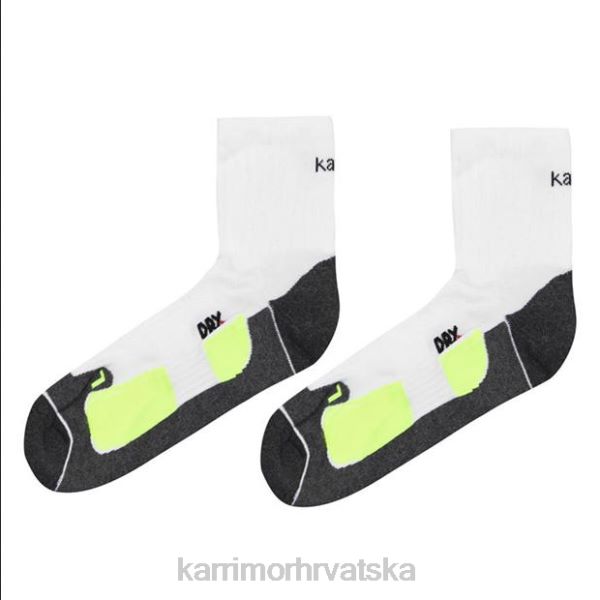 pribor Karrimor dri skin 2 pakiranja čarapa za trčanje bijelo/fluo muškarci 2B4231