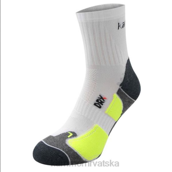 pribor Karrimor dri skin 2 pakiranja čarapa za trčanje bijelo/fluo muškarci 2B4231
