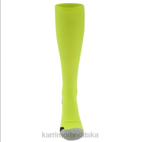 pribor Karrimor kompresijske čarape za trčanje fluo žuta muškarci 2B4239