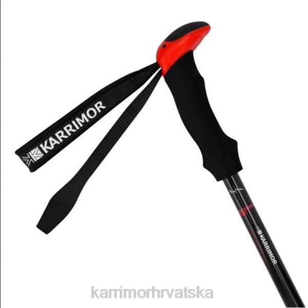 pribor Karrimor karbonski štapovi za hodanje crno/crveno muškarci 2B42202