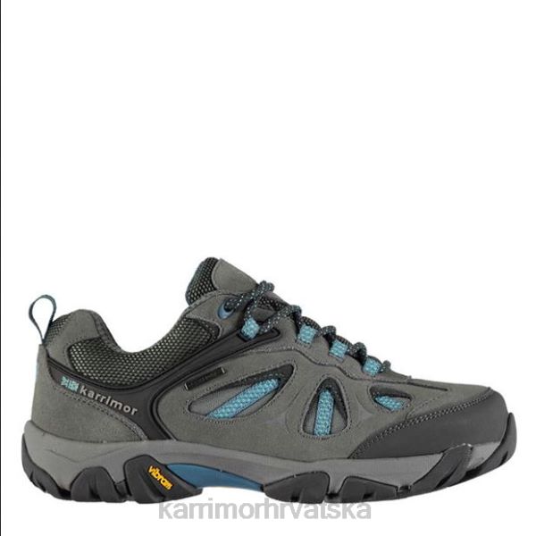 obuća Karrimor Aspen niske vodootporne cipele za hodanje ugljen/plava žene 2B42101