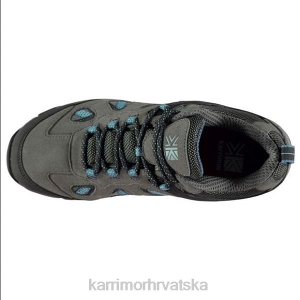obuća Karrimor Aspen niske vodootporne cipele za hodanje ugljen/plava žene 2B42101
