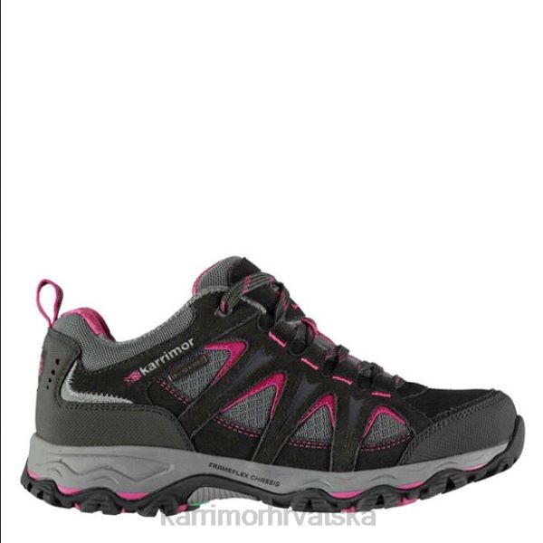 obuća Karrimor montirajte niske cipele za hodanje crno/ružičasto žene 2B4294