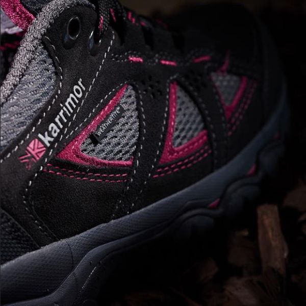 obuća Karrimor montirajte niske cipele za hodanje crno/ružičasto žene 2B4294