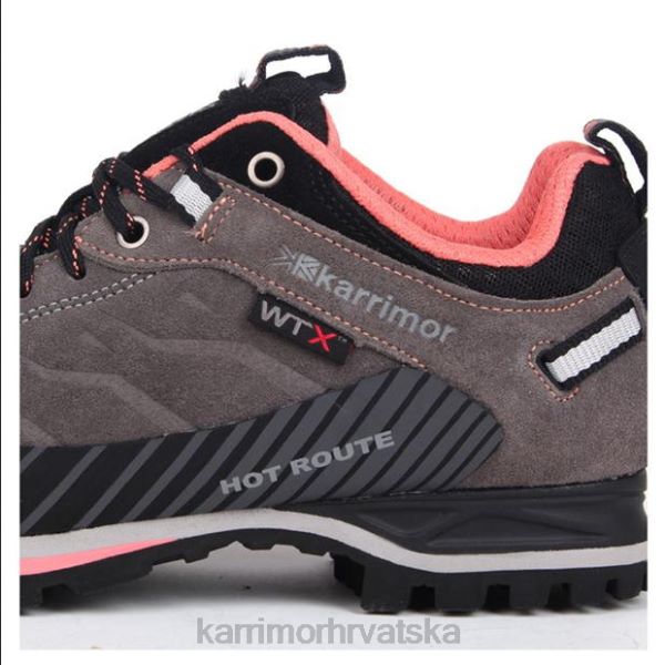 obuća Karrimor vruće rute vodootporne cipele za hodanje ugljen/koral žene 2B4299