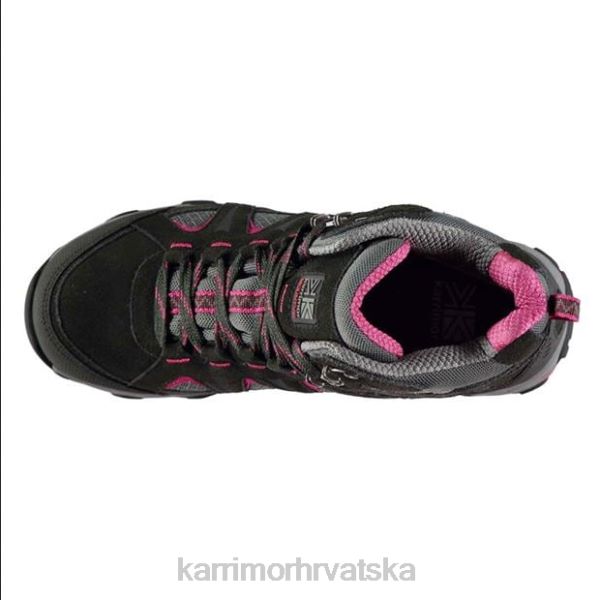 obuća Karrimor montirajte srednje čizme za hodanje crno/ružičasto žene 2B4288